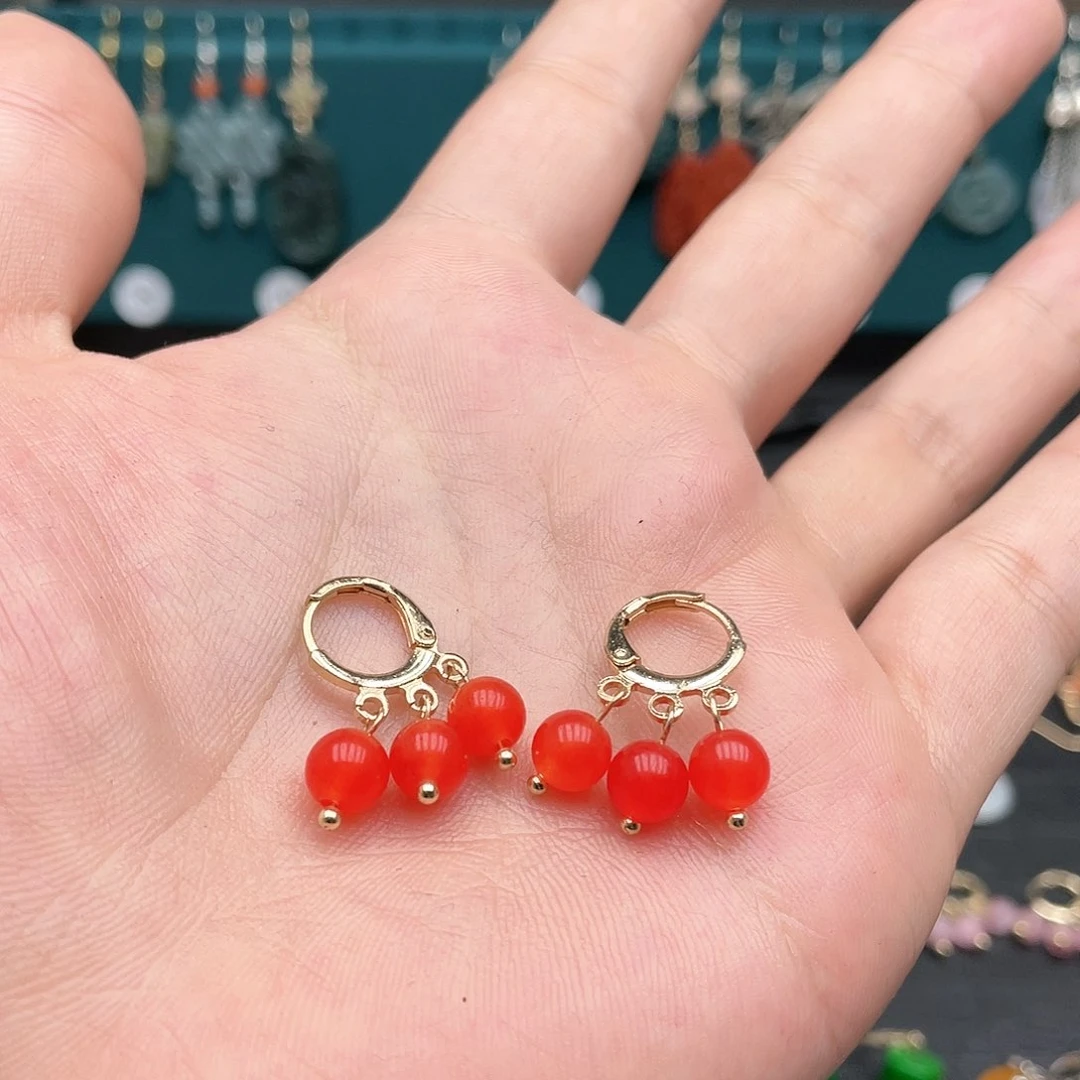 未镶嵌翡翠耳饰0075