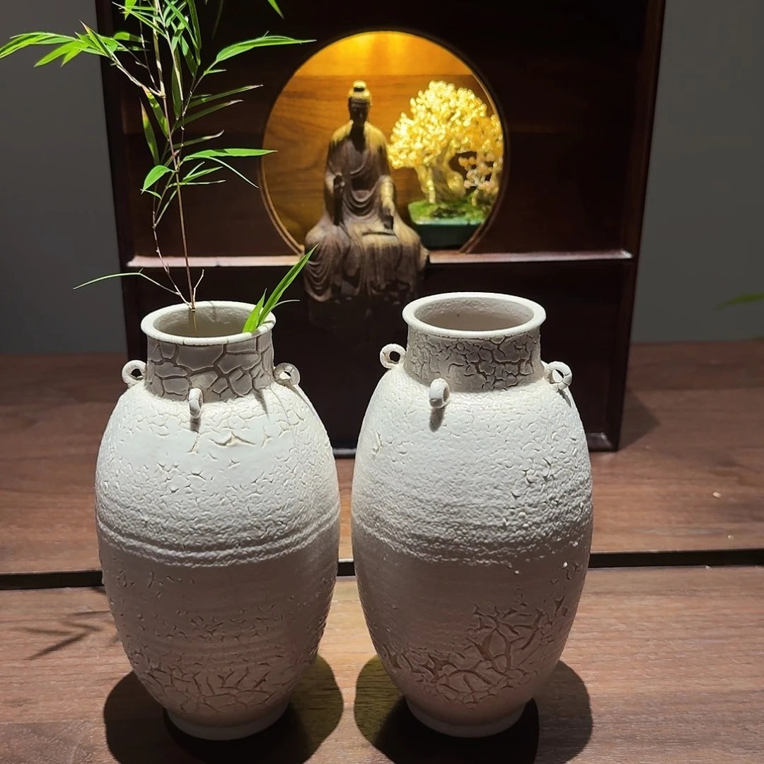 仿宋白釉瓶孤品好看好看