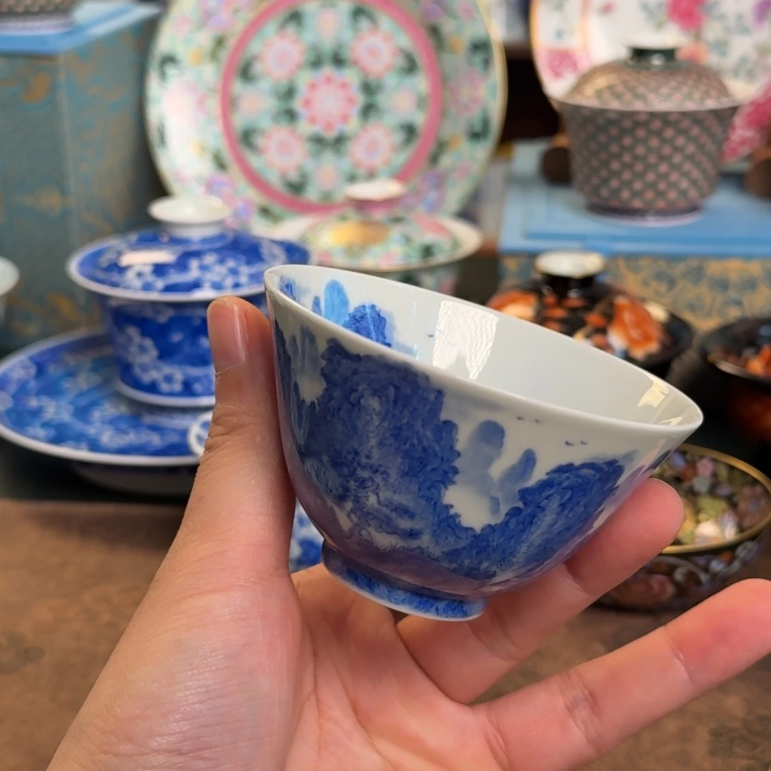 纯手工手绘陶瓷茶具