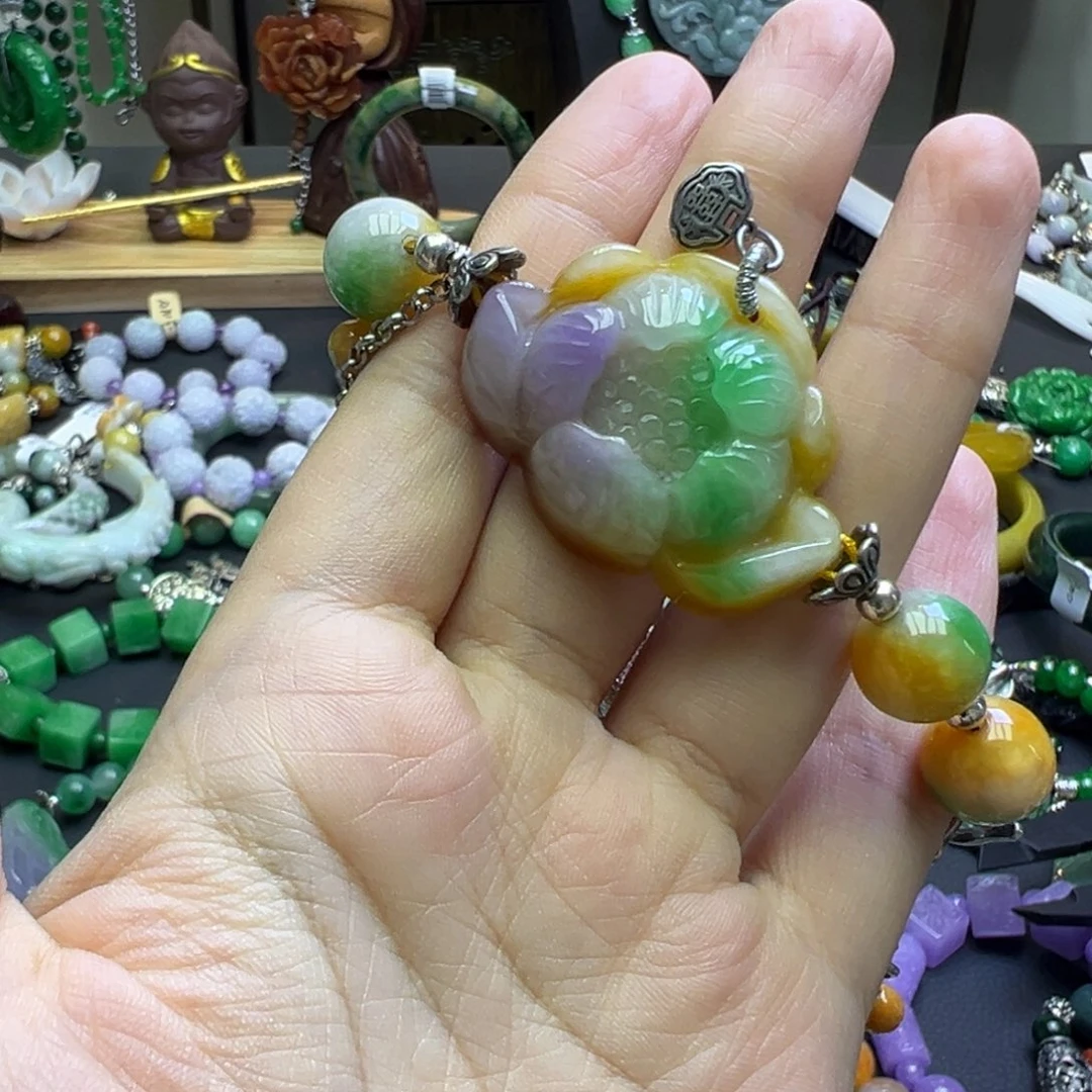 于***文翡翠未镶嵌手链299