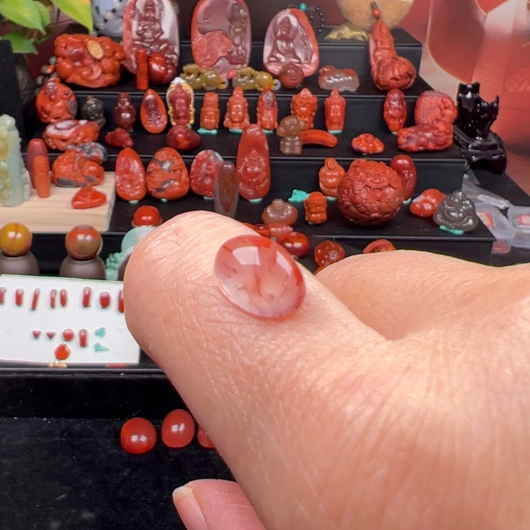 o***o南红玛瑙未镶嵌戒面