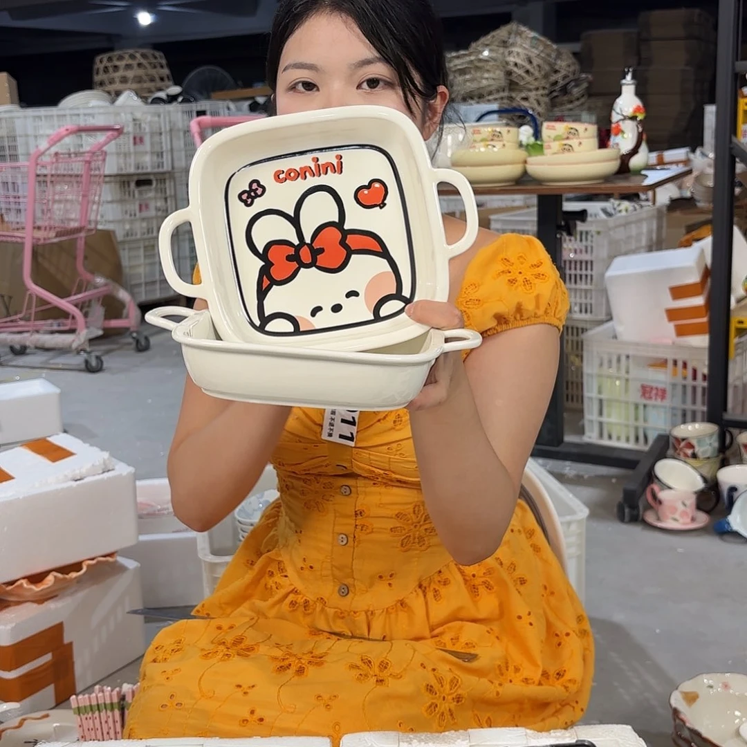 瓷微瑕陶瓷餐具釉下彩