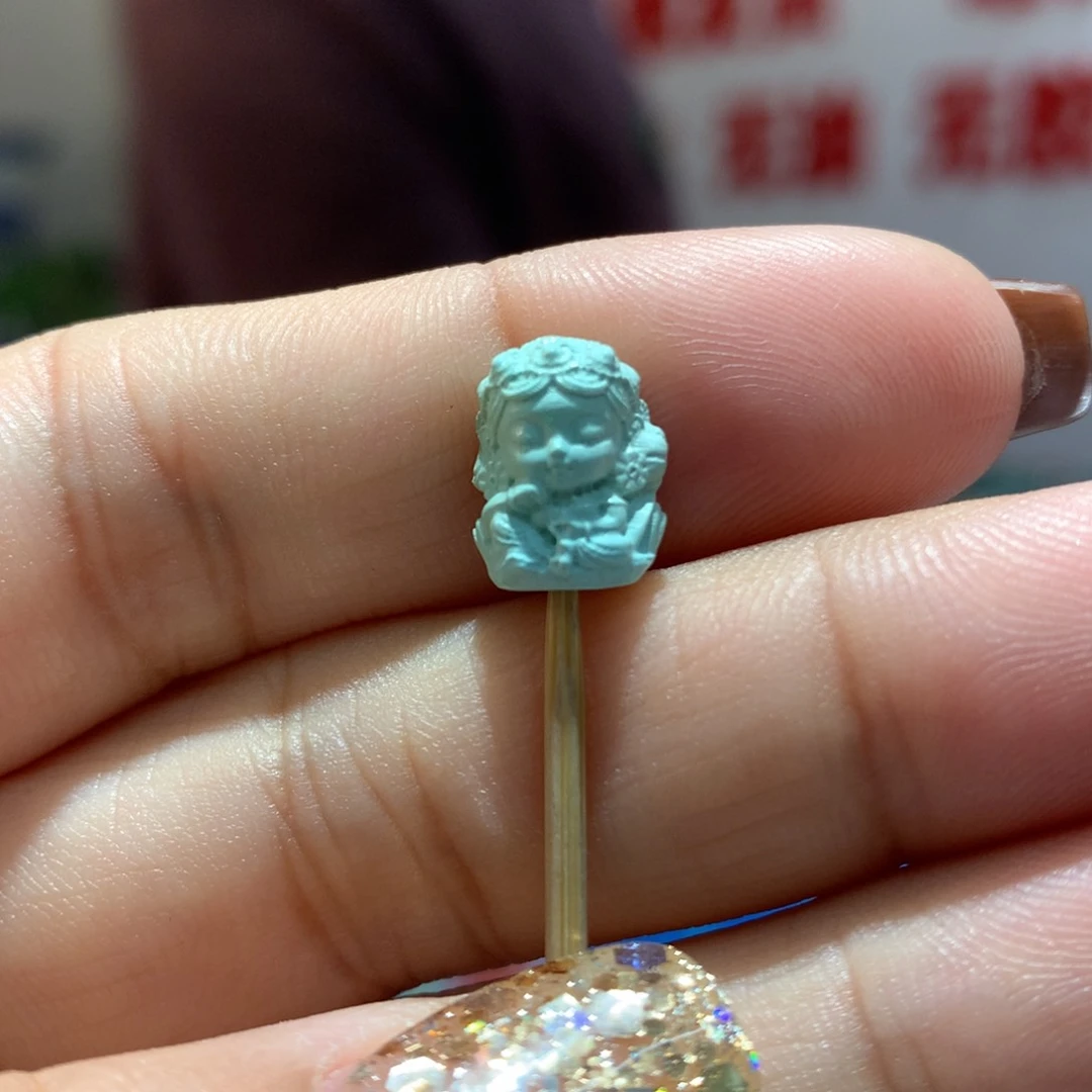 未镶嵌绿松石配饰胖*霓