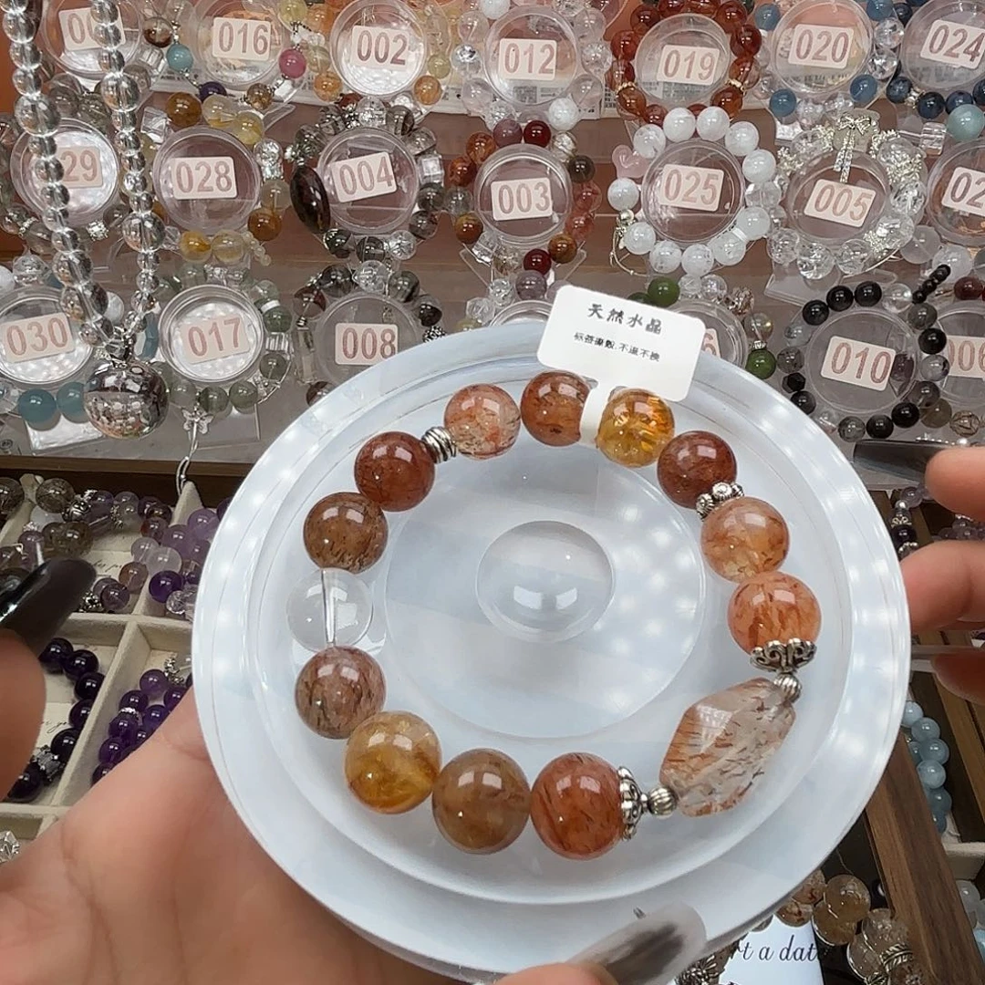 水晶银S925镶嵌手链