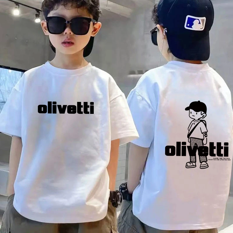 男童纯棉短袖T恤2024新款夏季儿童韩版宽松半袖体恤中大童上衣潮