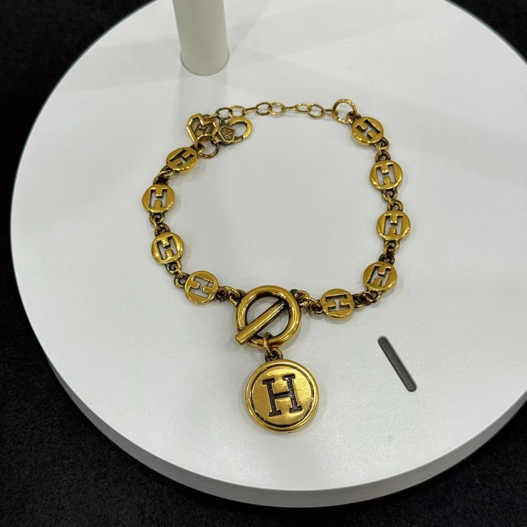 【足金999双H手链】黑金手链#精品黑金工艺#手工时尚复古经典