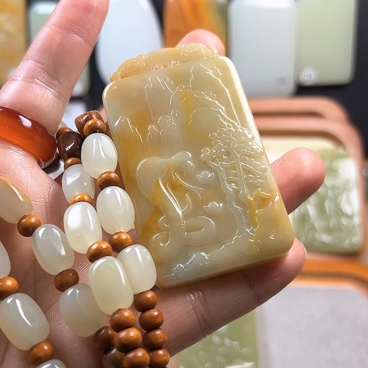 风***叶玉昆仑山脉方解玉石