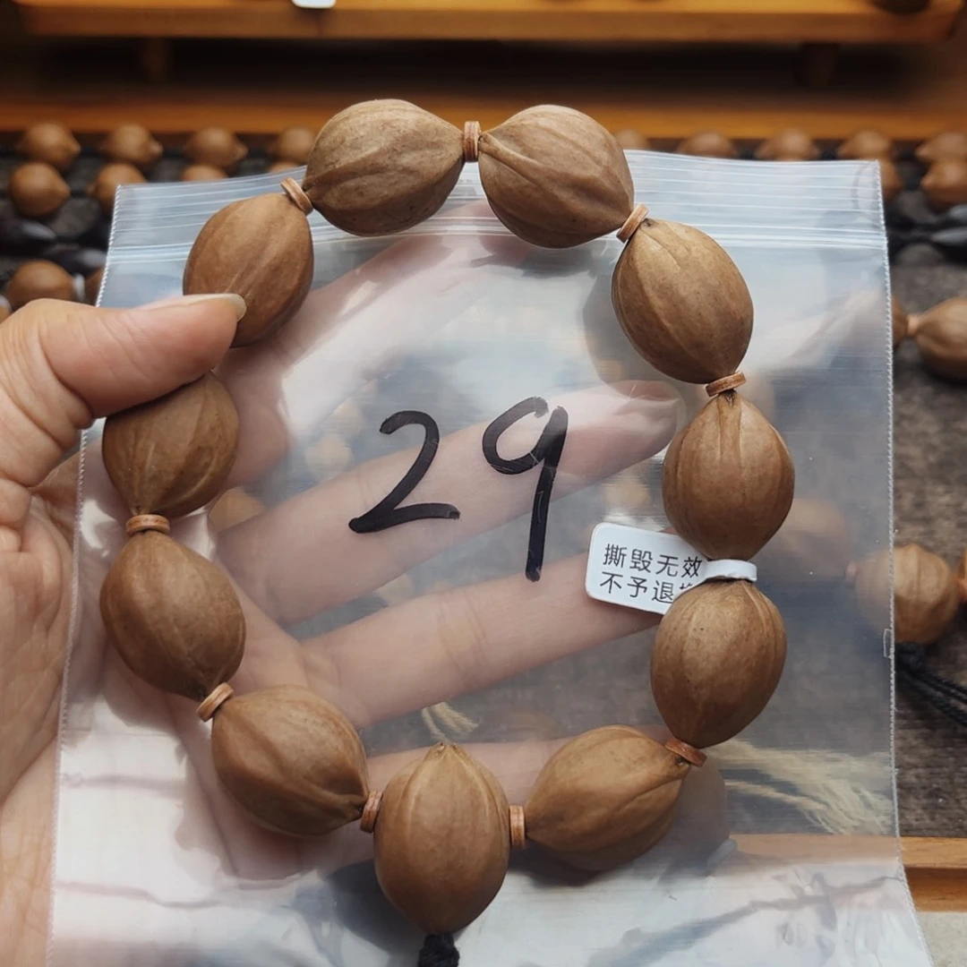 手串/手链橄榄核29号，2.0×2.6四花梅林铁核