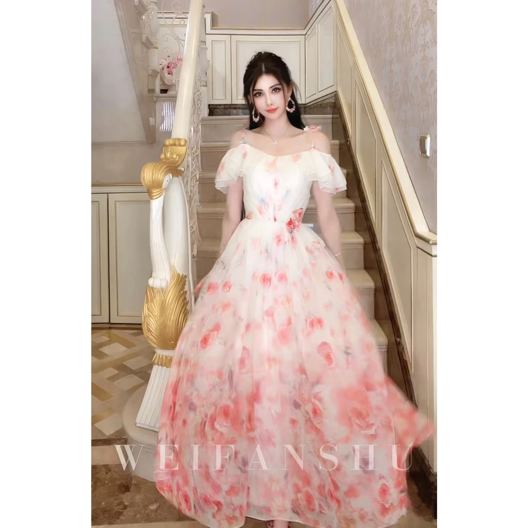 WEIFANSHU/魏凡舒【绚烂花海】连衣裙