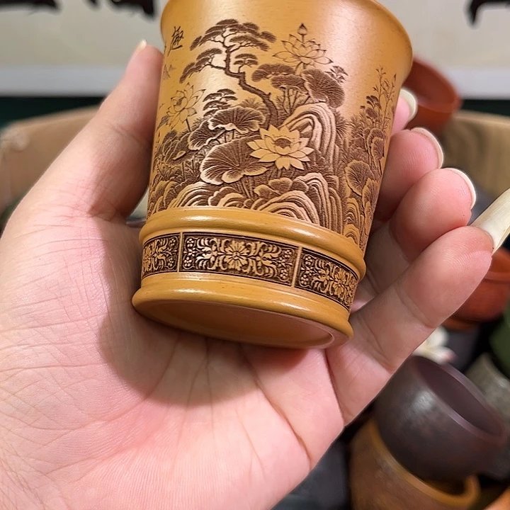 茶杯紫砂全手工紫砂主人杯