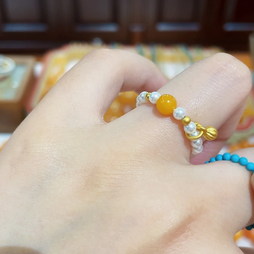 蜜蜡手链未镶嵌手串