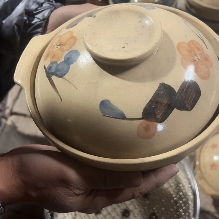 瓷粗瓷砂锅一支瑕
