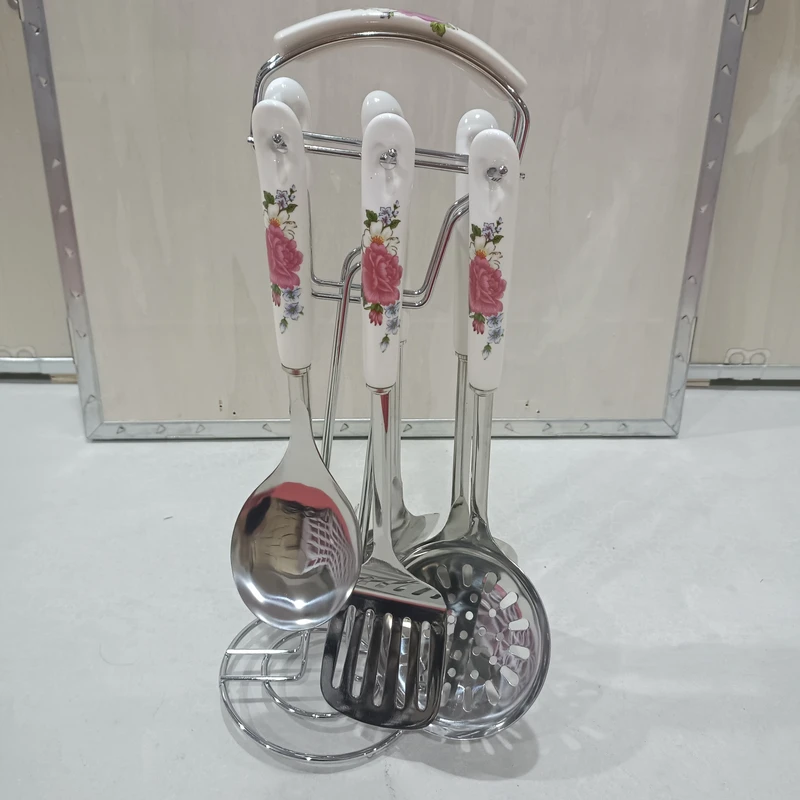 不锈钢厨具锅铲套装厨房漏勺汤勺炒菜铲子家用全套烹饪炊具