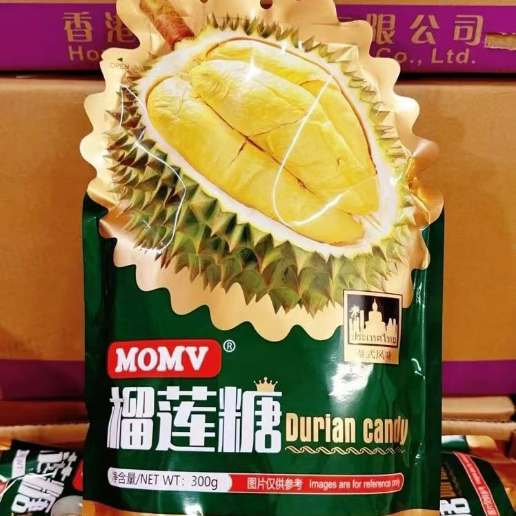 泰国风味特产300g榴莲糖榴莲软糖榴莲糖果水果糖