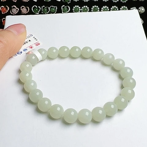 和田玉手串未镶嵌
