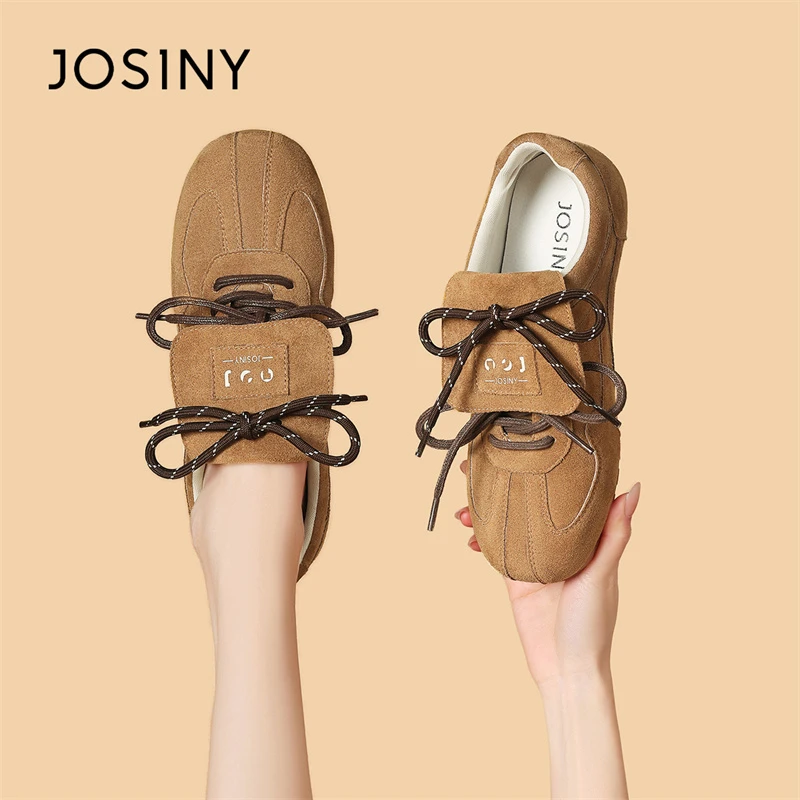 卓诗尼复古德训鞋女2025年秋季新款阿甘鞋百搭经典软底芭蕾休闲鞋