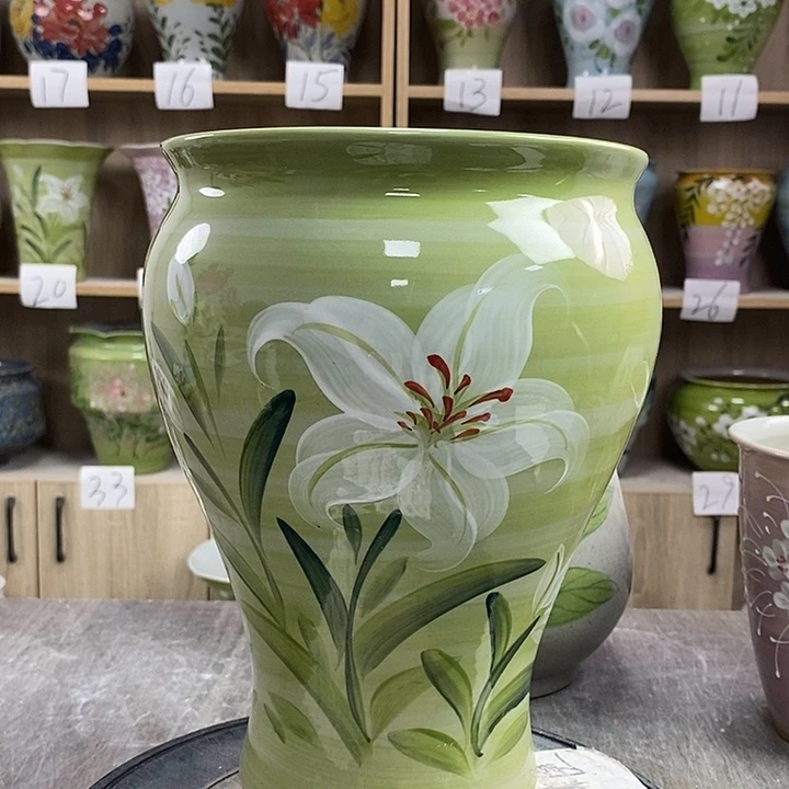 罐13zp景德镇陶瓷花盆