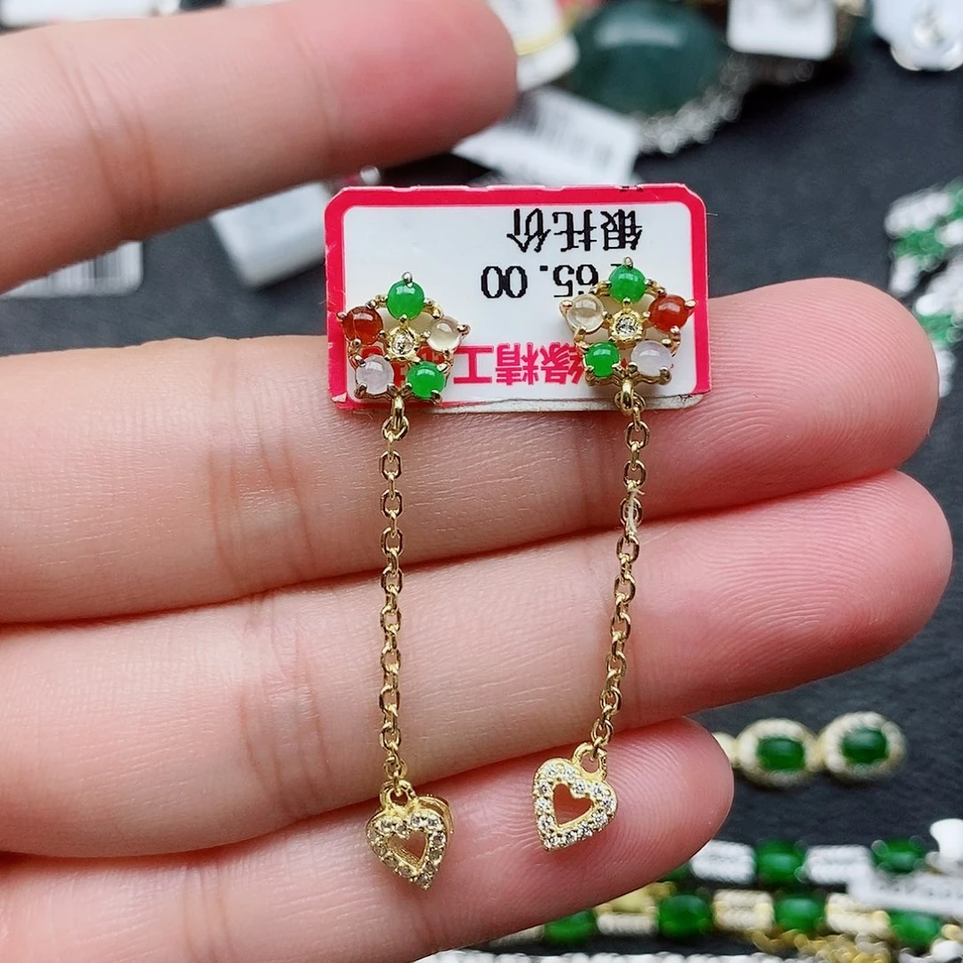 银S925镶嵌戒指翡翠