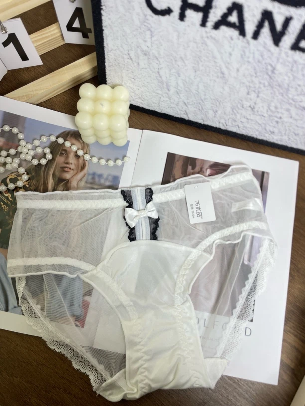 法式纯欲少女内裤性感蕾丝透气低腰舒适三角裤