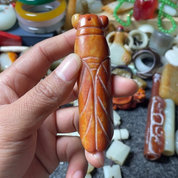 和田玉未镶嵌吊坠(不含链)
