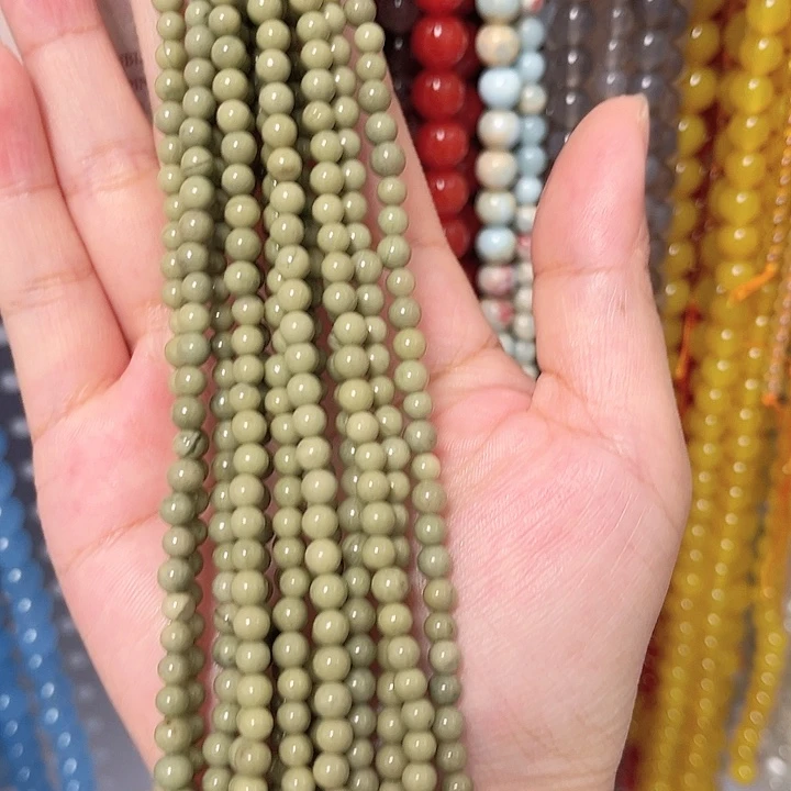 玛瑙/玉髓手链合金381牛油果4