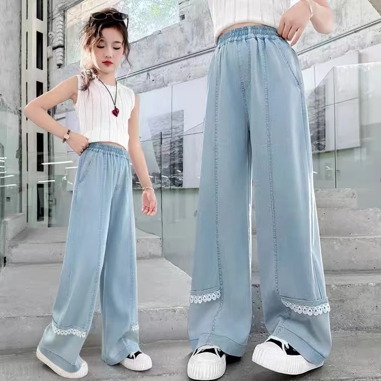 夏款女童夏季牛仔裤752