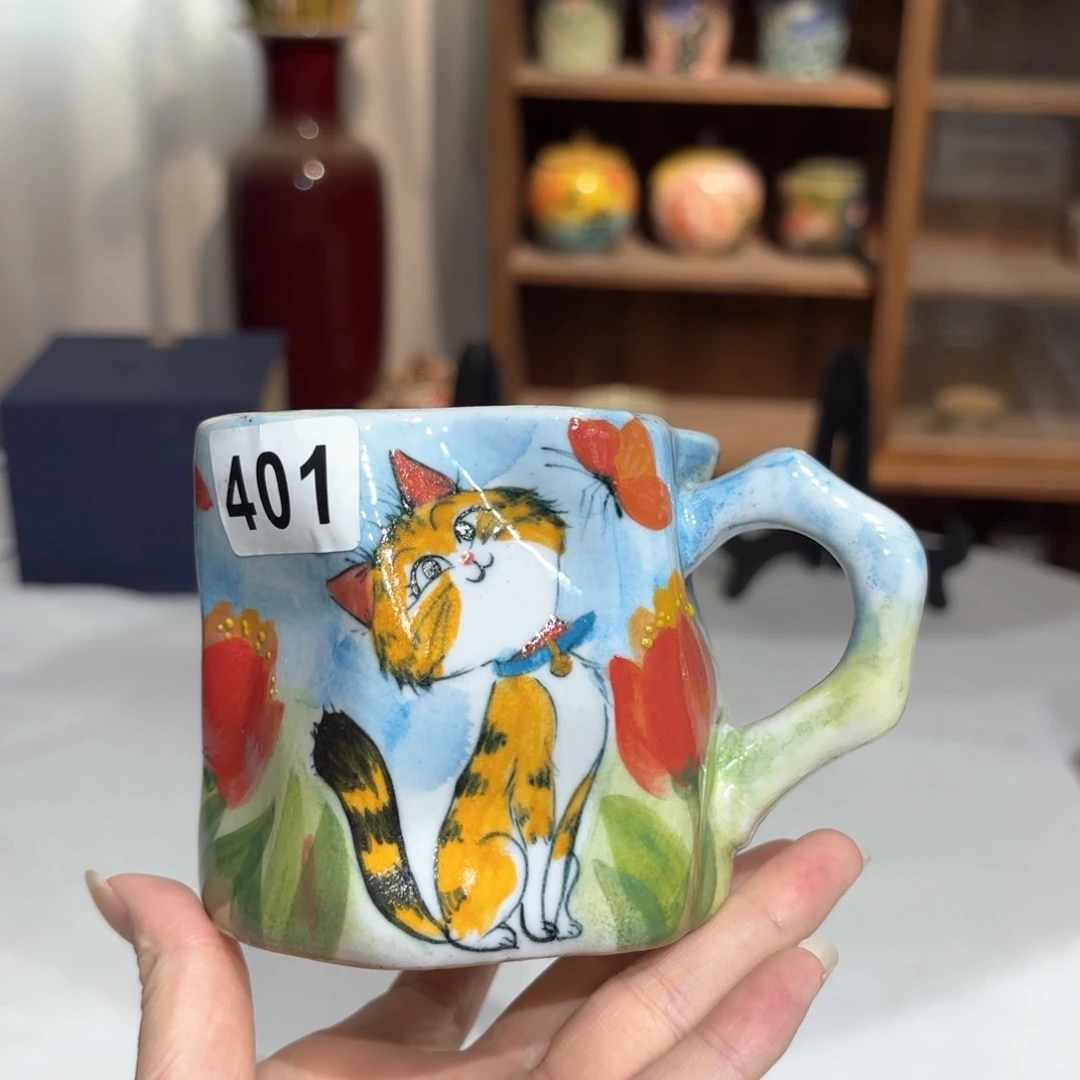 景德镇手绘高温釉下彩陶瓷茶具
