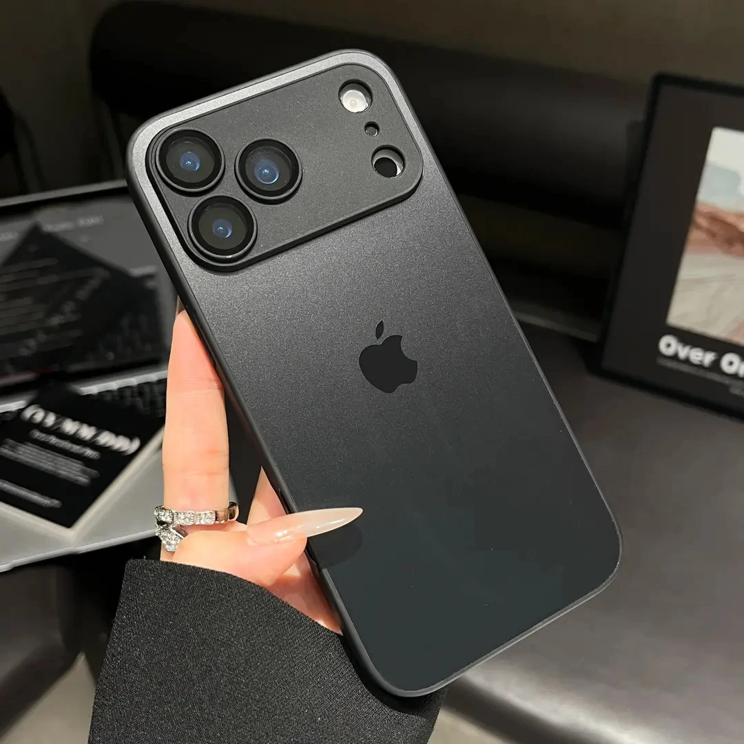 高级感AG磨砂适用苹果17ProMax手机壳iPhone17Air自带镜头膜防摔