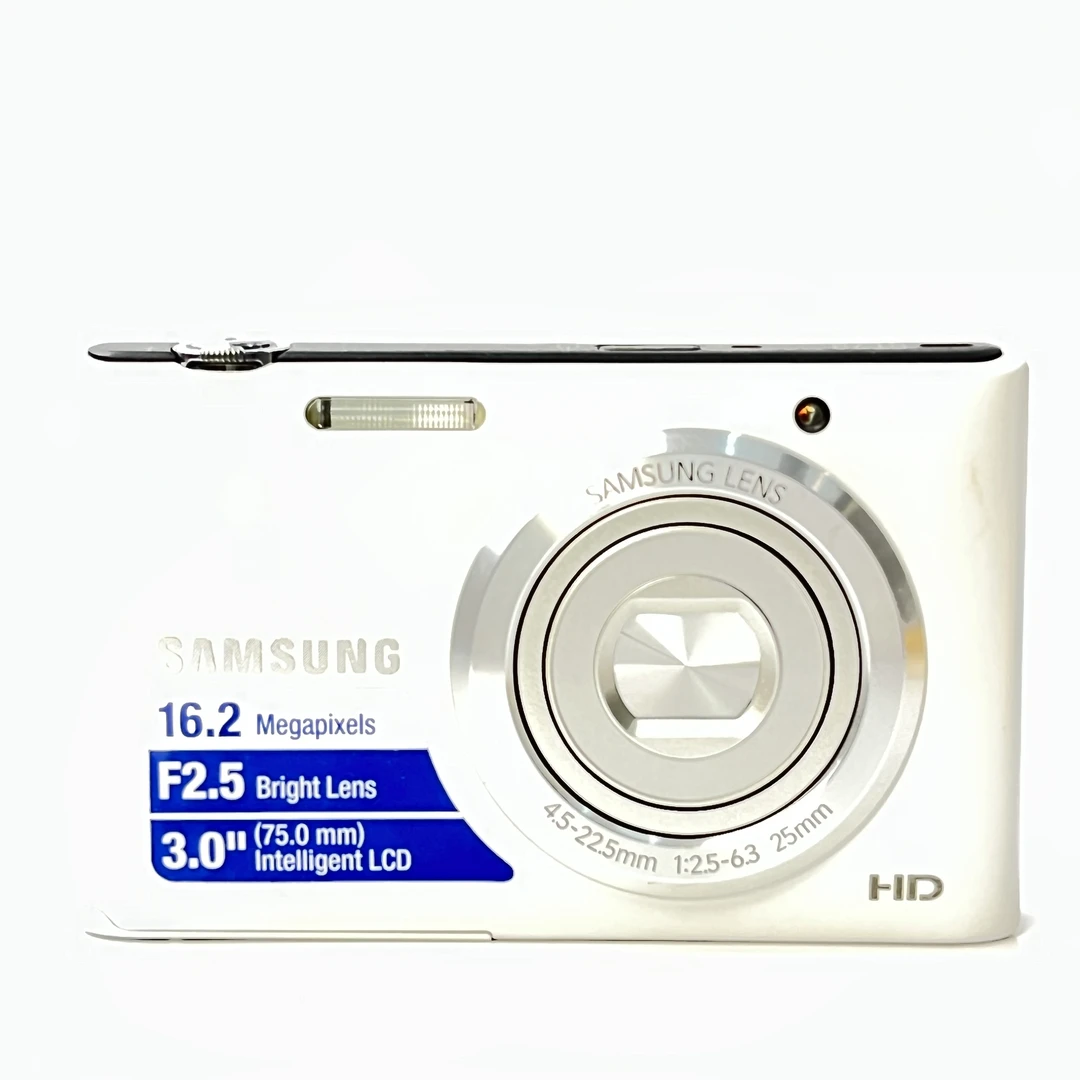95新 Samsung/三星 st72奶白1620万像素5倍变焦数码相机