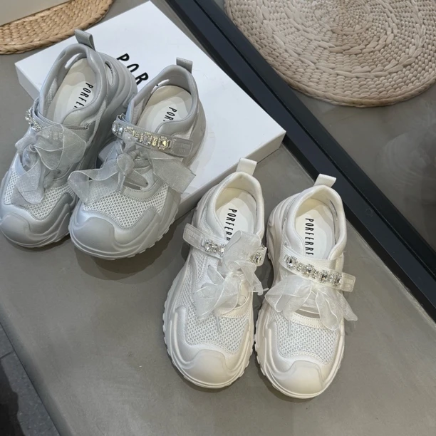 女鞋透气镂空夏季运动鞋时尚休闲鞋 0769-0768