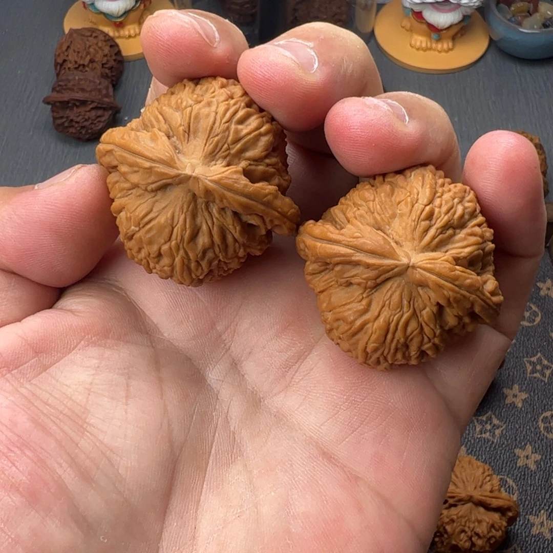 核桃摆件41闷白全品