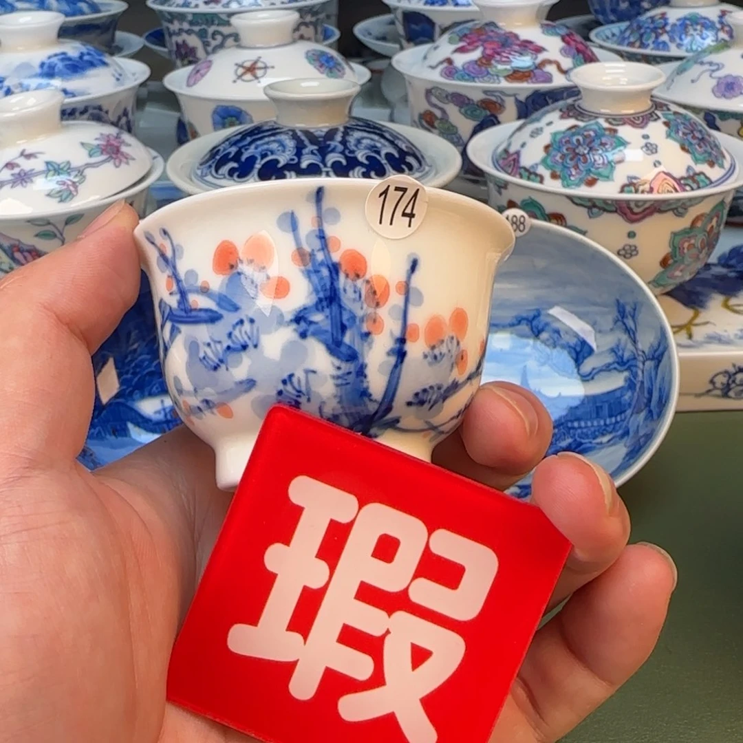 景德镇纯手工手绘茶具174