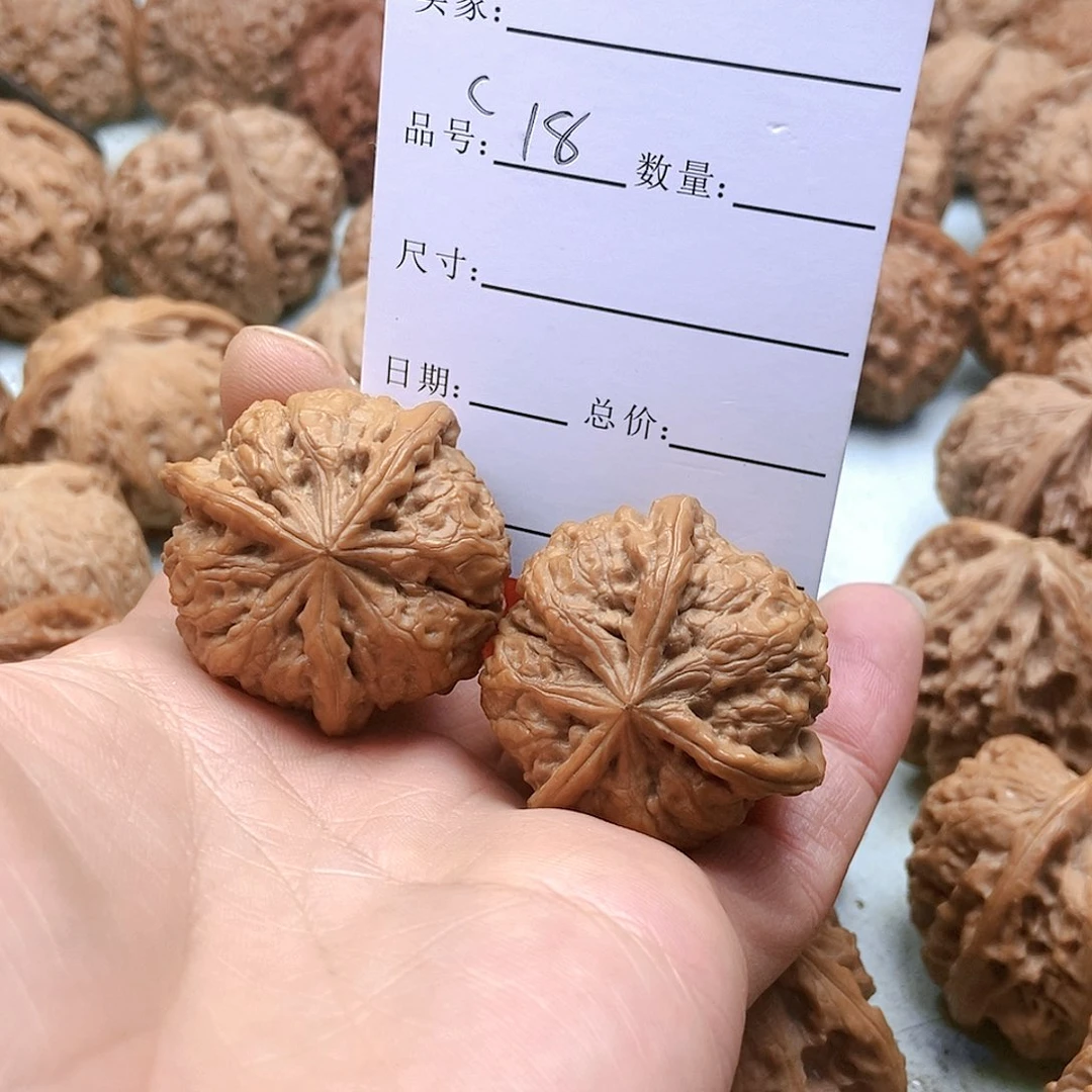 把件桃核18号全品四棱五道品三棱35尺