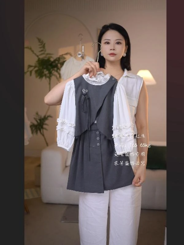 【蔓星】秋季套装2025新款女童初秋时尚甜美学院风套装Q24022