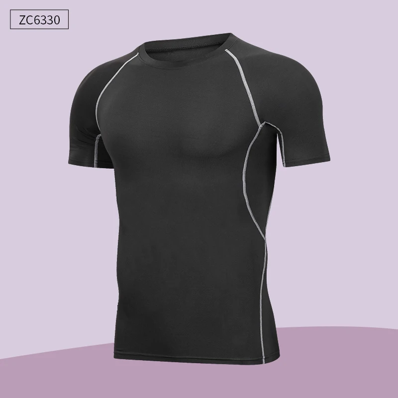 春夏男女短袖t恤跑步衣服运动训练服打底衣