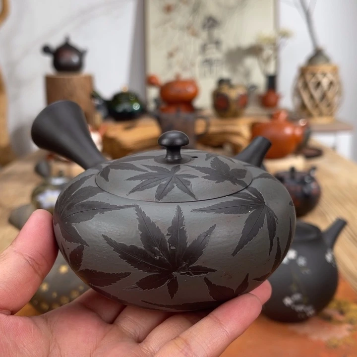 常滑青峰手作茶壶