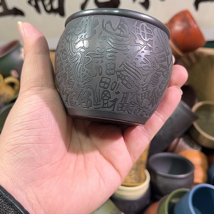 茶杯紫砂全手工紫砂主人杯