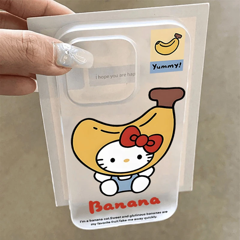 香蕉头套KT适用iphone16promax苹果15手机壳14PLUS软13防摔12/11