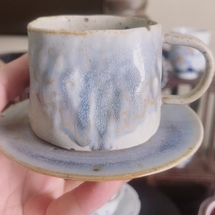 景德镇陶瓷艺术手捏咖啡杯