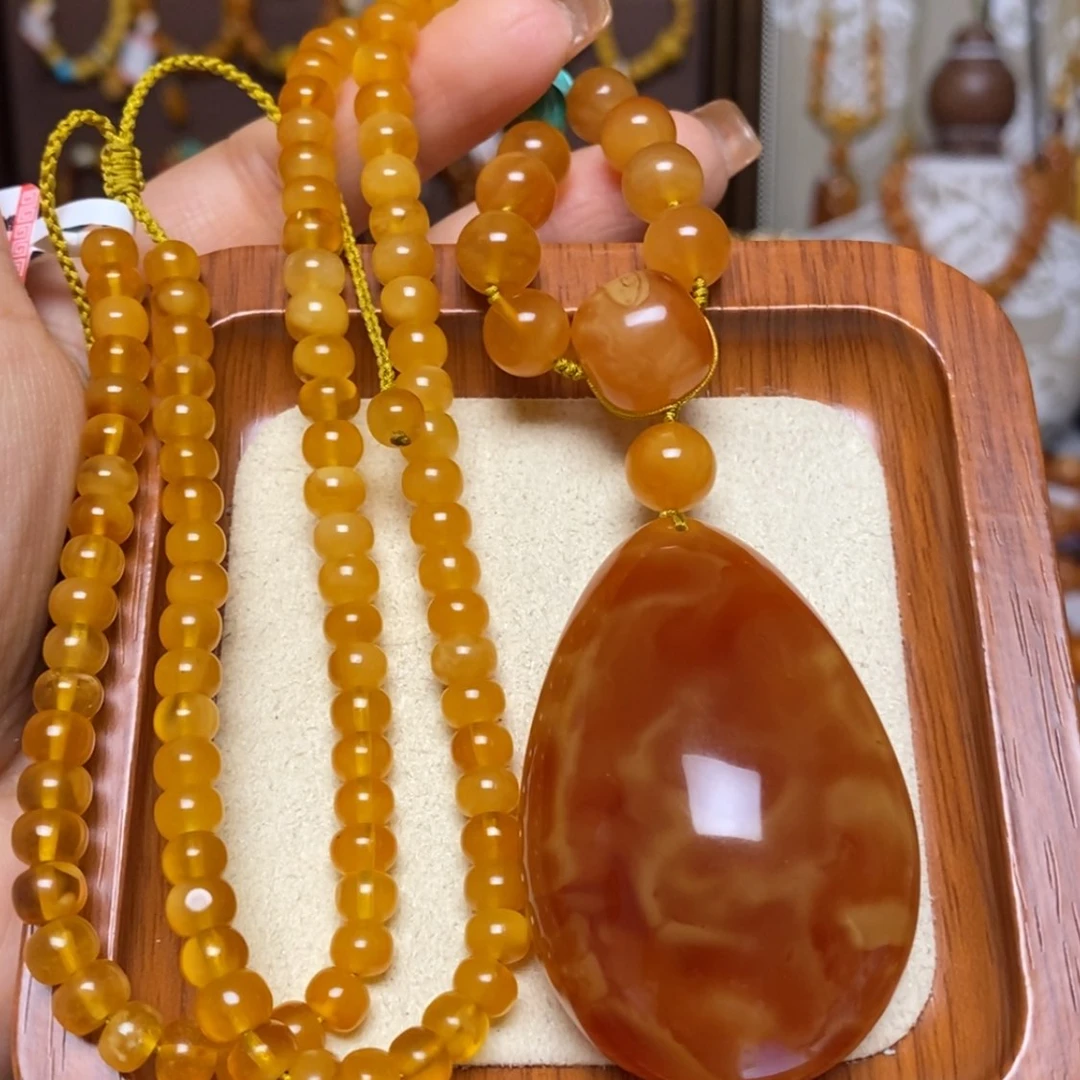 【闪购商品】蜜蜡颈饰未镶嵌项链