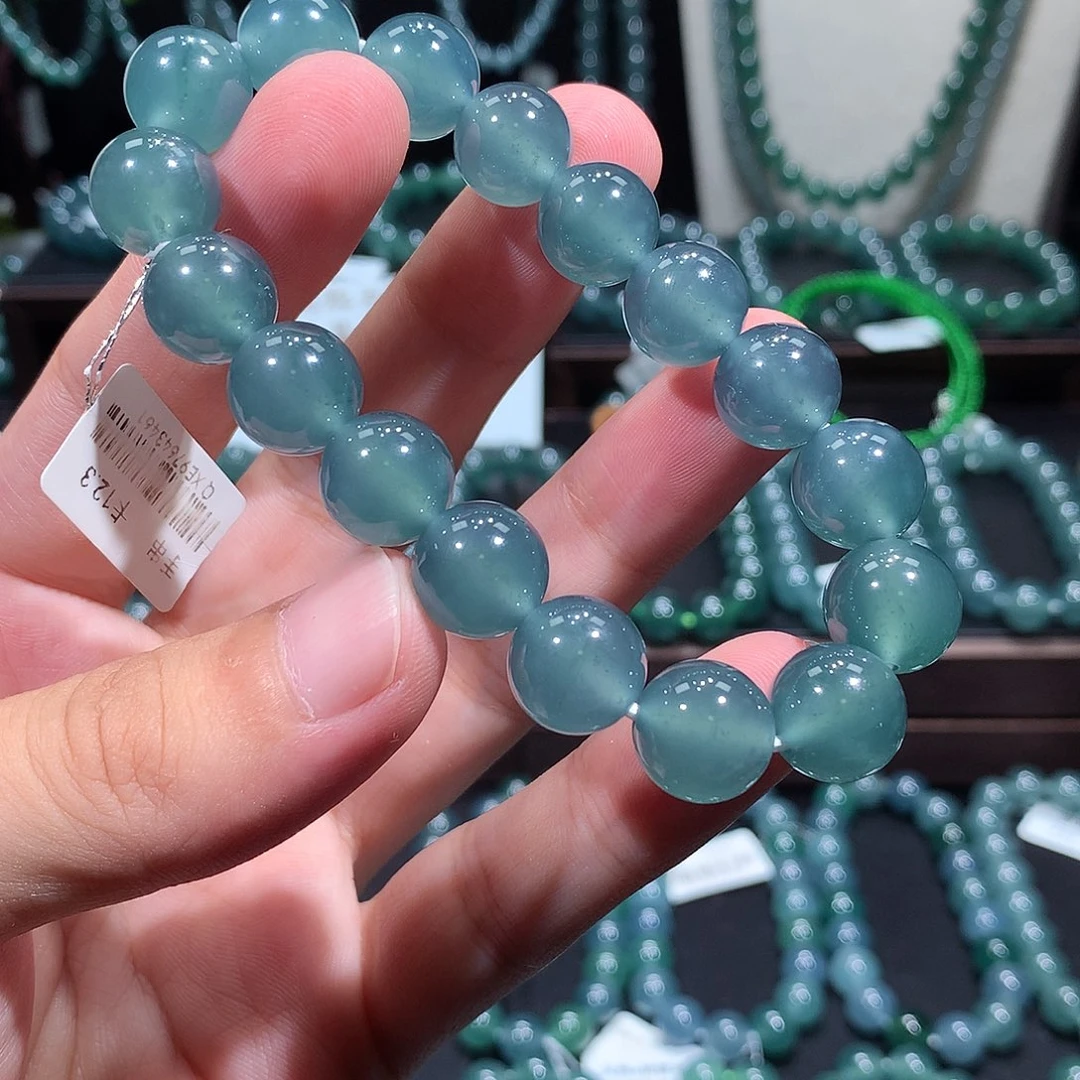 未镶嵌手链翡翠天然a货翡翠手串12.3