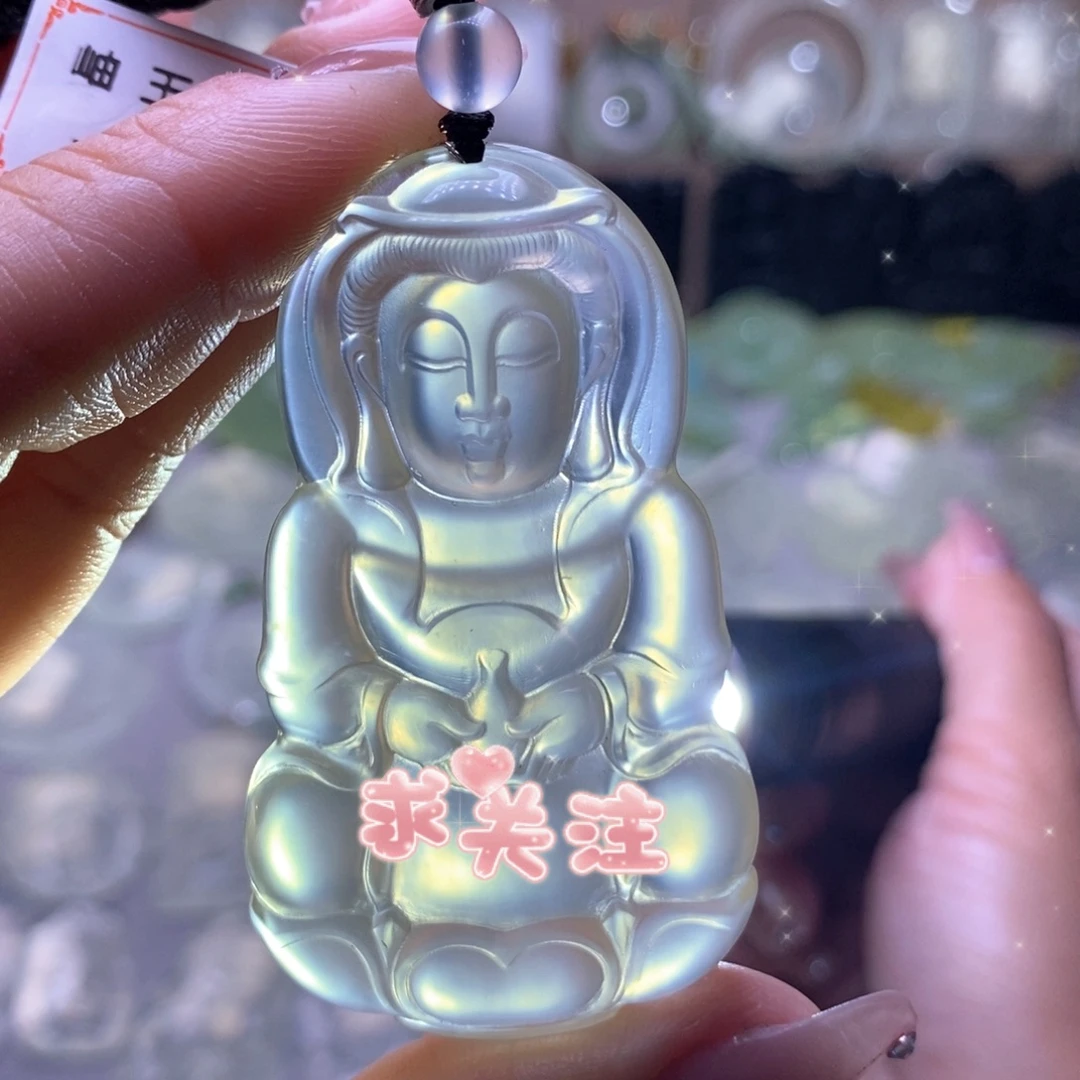 靖***霸未镶嵌蛇纹石玉颈饰