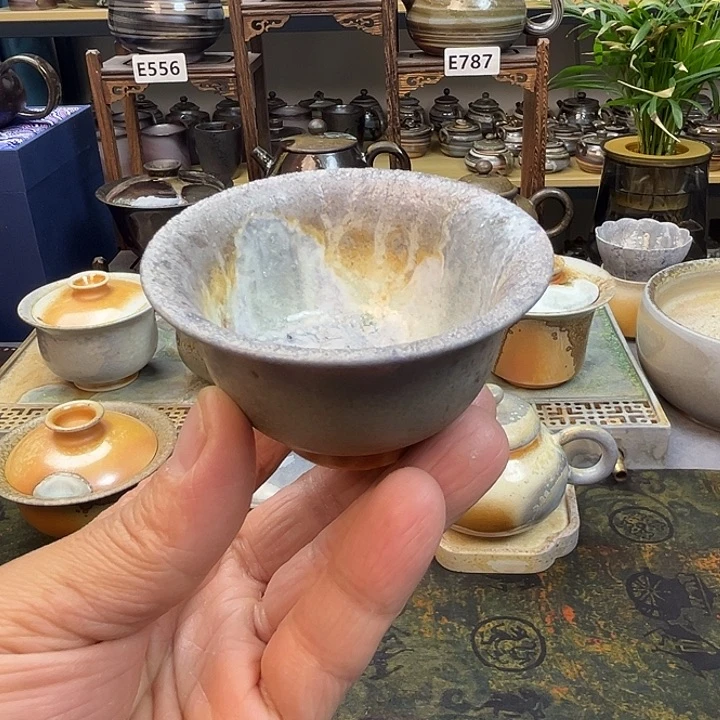柴烧茶具•窑宝放漏