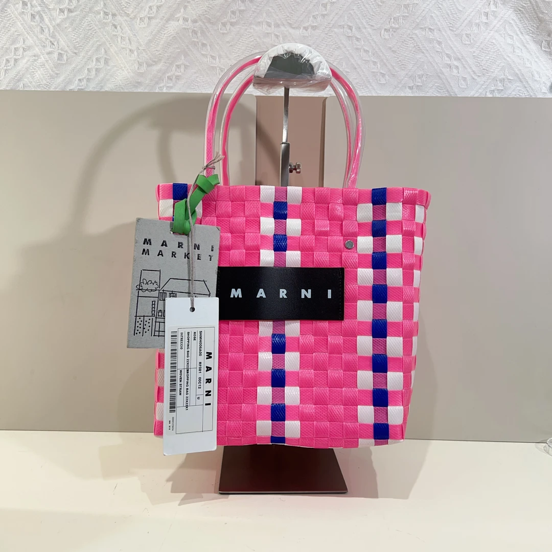 95新 MARNI 玛尼菜篮子手提包 a8079