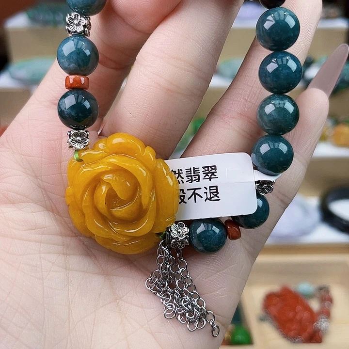 翡翠未镶嵌手链手链