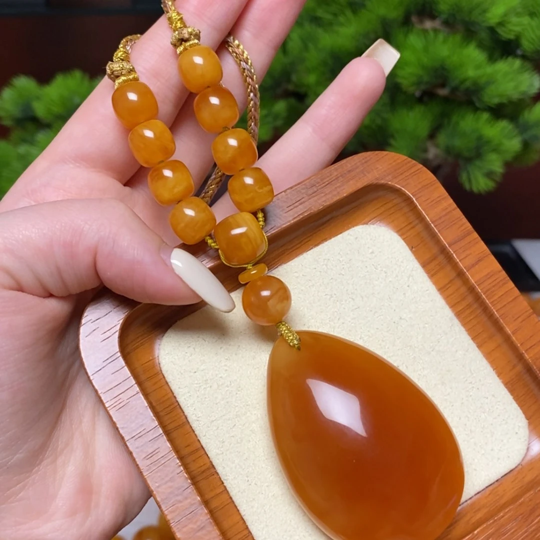 【闪购商品】未镶嵌颈饰蜜蜡项链