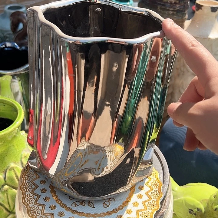 摆件高23口23公分微瑕捡漏针孔划痕