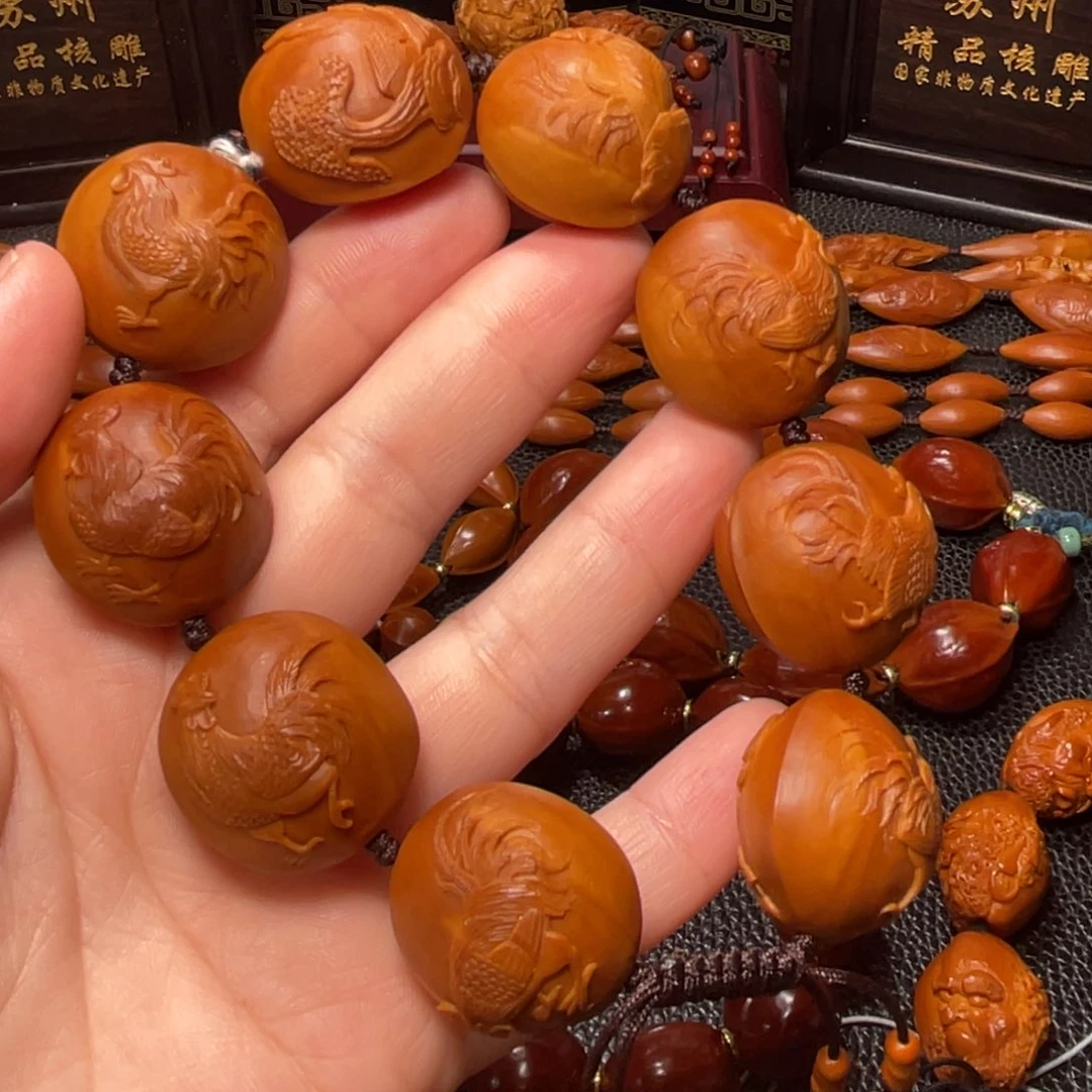 手串/手链橄榄核2.4四花老油核大吉大利