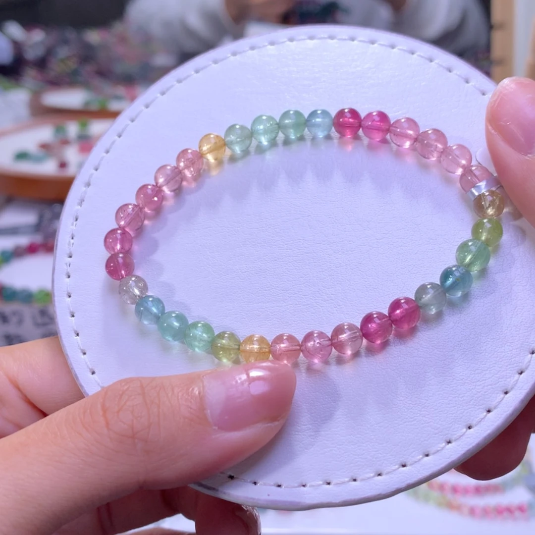 【闪购商品】未镶嵌手串碧玺5.7mm左右