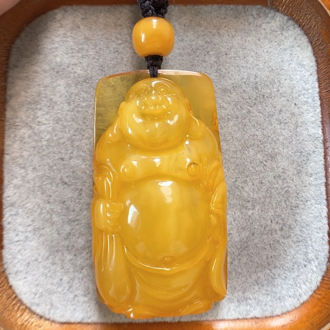 未镶嵌项链蜜蜡蜜蜡吊坠